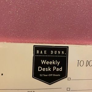 Rae Dunn MY WEEK desk pad